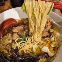 Noddles at Kyushu Jangara Ramen - Akihabara in Tokyo