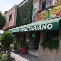 From the outside at El Jardin Buffet Nutricional Vegetariano in Guadalajara