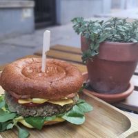 Taco Sandwich at Tökmag Vegan Street Food in Budapest