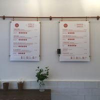 menu  at Tökmag Vegan Street Food in Budapest