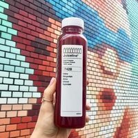Beetroot juice  at Tökmag Vegan Street Food in Budapest