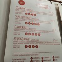 Part of its menu at Tökmag Vegan Street Food in Budapest