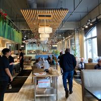 Interior- seating at Basil Asian Bistro in Wooster