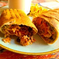 Sweet pot buritto at Toro Lounge in Cirencester