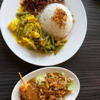 Menu 2 vegan at Pasundan in Nijmegen