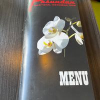 Pasundan menu front at Pasundan in Nijmegen