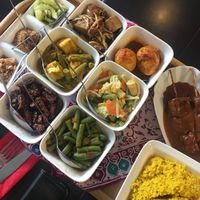 Amazing food! A lot of vegetarian and vegan options. The flavors are very much how I experienced in Indonesia. Highly recommend the rice table vegetarian or vegan  at Pasundan in Nijmegen