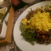 They rice table menu is marvelous. Loads of amazing food to share. at Pasundan in Nijmegen