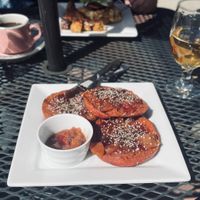 Vegan “French Toast” at Bistro Red Beet in Wasilla