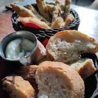 Bread with aioli at Giardino d'Italia in Tilburg