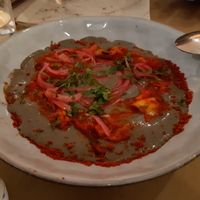 Starter / Hummus de ceci neri at Pizzi & Dixie in Madrid