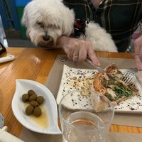 la de mortadela con pesto de pistachos, de las mejores  at Pizzi & Dixie in Madrid