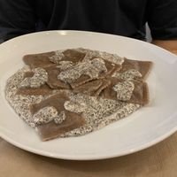 Raviolis de setas   at Pizzi & Dixie in Madrid