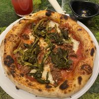 Sausage pizza   at Pizzi & Dixie in Madrid