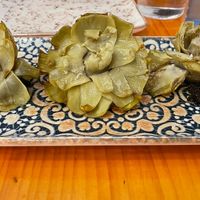 Alcachofas con trufa  at Pizzi & Dixie in Madrid