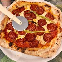 Pepperoni and Hot Pepper at Pizzi & Dixie in Madrid