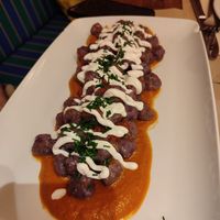 gnocchi de patata morada at Pizzi & Dixie in Madrid