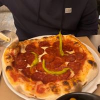 Pepperoni pizzaa  at Pizzi & Dixie in Madrid