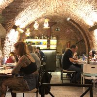 Cool basement with great ambience  at Pizzi & Dixie in Madrid
