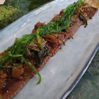 Raviolis rellenos de shitakes at Pizzi & Dixie in Madrid