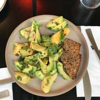 Banana with avocado  at Bana in Tel Aviv