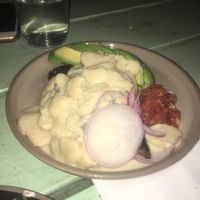 Very yummy dish with beans at Bana in Tel Aviv