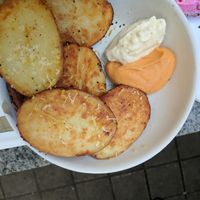 Gripped potatoes  at Bana in Tel Aviv