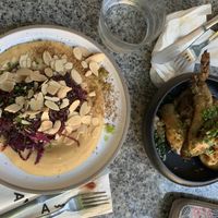 Main dish at Bana in Tel Aviv