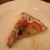Pizza night slices  at Vegan Agrivilla I Pini in San Gimignano