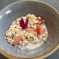 Overnight oats   at Vegan Agrivilla I Pini in San Gimignano