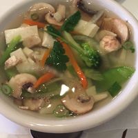 Vegetable tofu soup at Thai Villa  in Winter Park