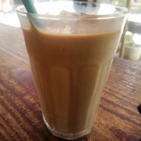 iced soy latte  at The Market in Okayama
