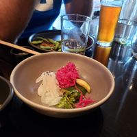 Vegan tasting starter pickled salad at Ebisu in Auckland