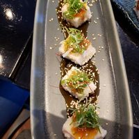 Glutenfree vegan dashi tofu at Ebisu in Auckland