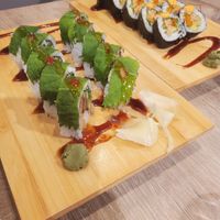 Uber crunch and Spicy Jackfruit Crab at Beyond Sushi in New York City