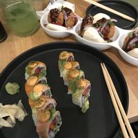 My tummy so happy at Beyond Sushi in New York City