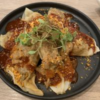 Shiitake truffle dumpling  at Beyond Sushi in New York City