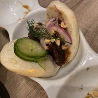 Mushroom bao  at Beyond Sushi in New York City