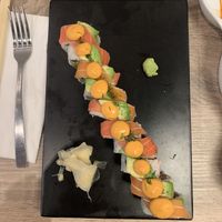 Rainbow roll  at Beyond Sushi in New York City