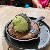Black Sesame Avocado Cookie 😋  at Beyond Sushi in New York City