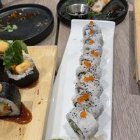 Philadelphia roll  at Beyond Sushi in New York City