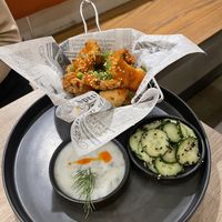 Cauliflower wings  at Beyond Sushi in New York City