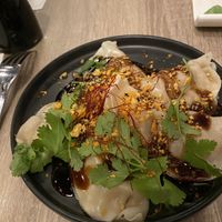 Five spice chick’n dumplings #Veganuary at Beyond Sushi in New York City