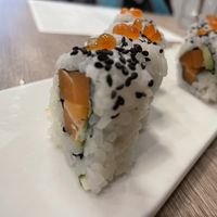 Salmon avocado roll  at Beyond Sushi in New York City