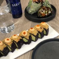 Spicy Mango Roll and Nutty Buddy Wrap  at Beyond Sushi in New York City