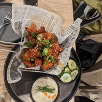 Cauliflower wings at Beyond Sushi in New York City