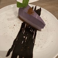 Cashew cheesecake - delicious  at Beyond Sushi in New York City