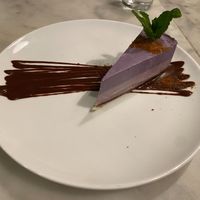 Ube Cheesecake ($14) at Beyond Sushi in New York City