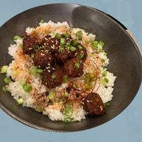 "Meatball" dish at Beyond Sushi in New York City