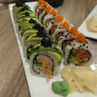 Charred Avocado and Spicy "Tuna" at Beyond Sushi in New York City